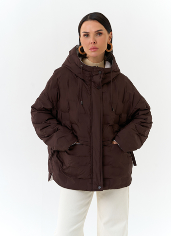 Женская двухсторонняя куртка с капюшоном