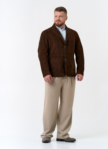 Мужской пиджак из натуральной замши