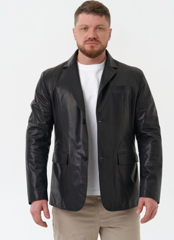 Мужской пиджак из натуральной кожи