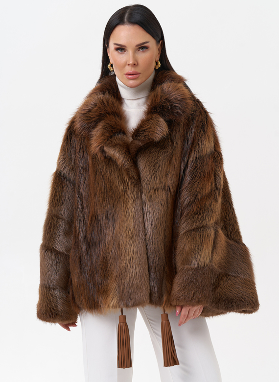 Болеро из меха бобра
