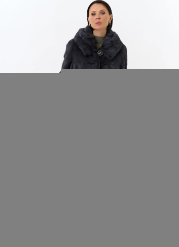 Куртка из меха норки с капюшоном фото