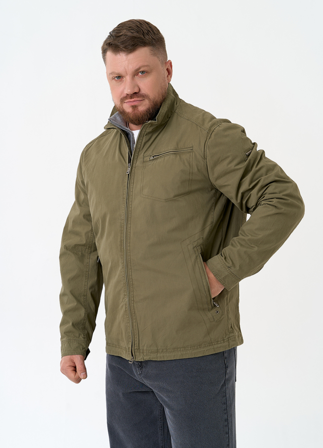 Мужская куртка ветровка с воротником стойкой модель № 32522 универмаг малина