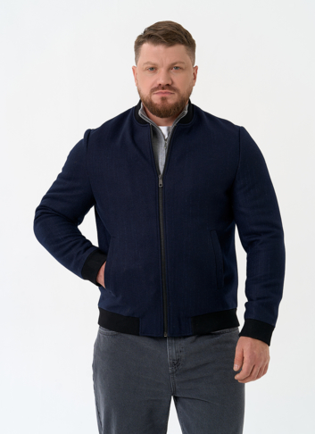 Мужское укороченное пальто бомбер