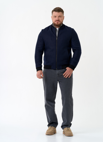 Мужское укороченное пальто бомбер