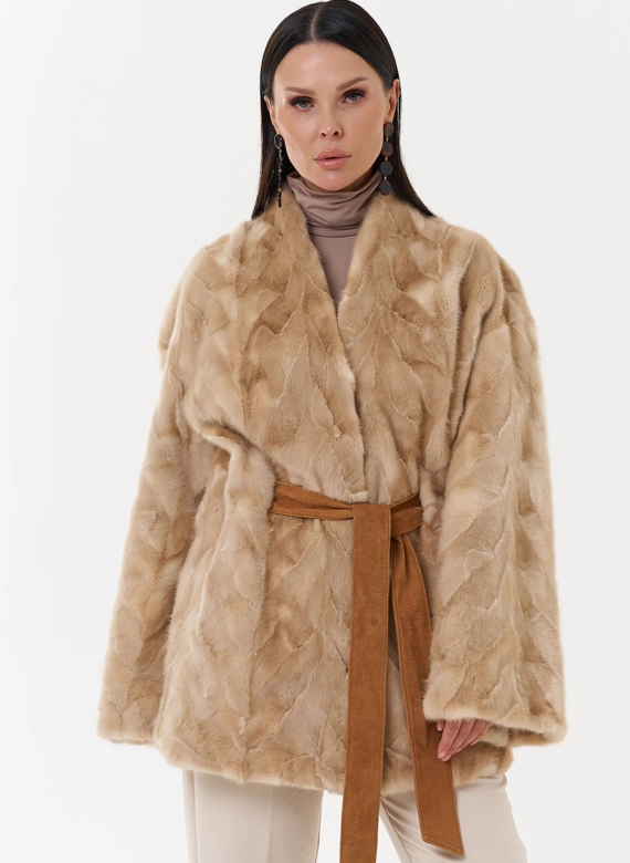 Женская шуба из скандинавской норки