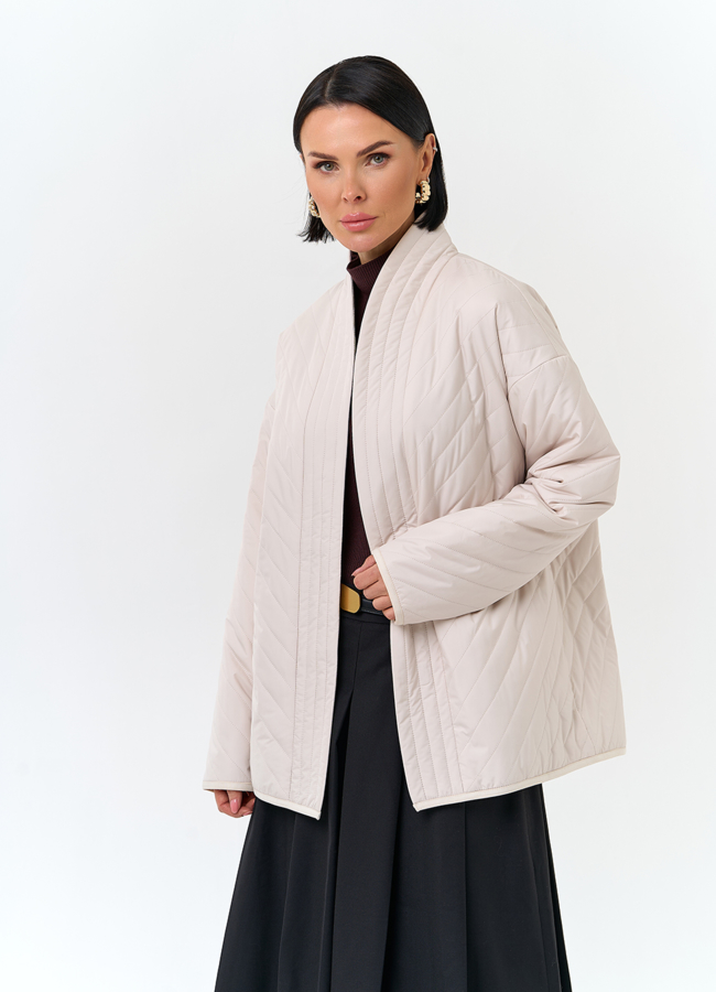 Женская куртка кимоно с поясом модель № 32802 универмаг малина