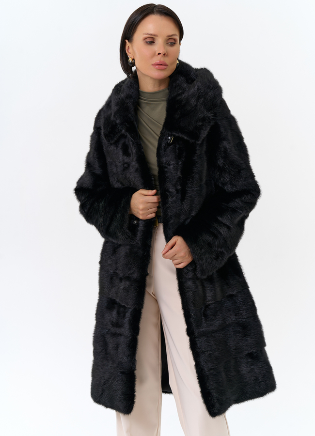 Шуба из норки модель № 24728 универмаг малина