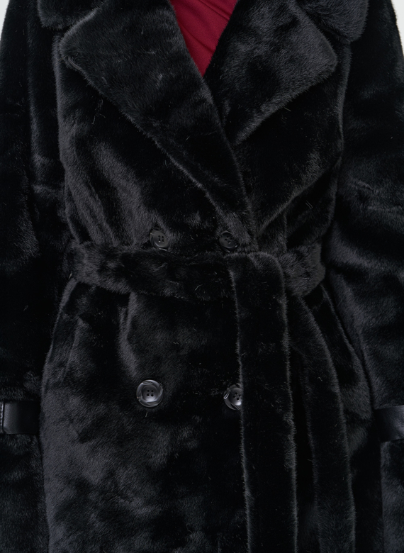 Классическая женская шуба из эко меха